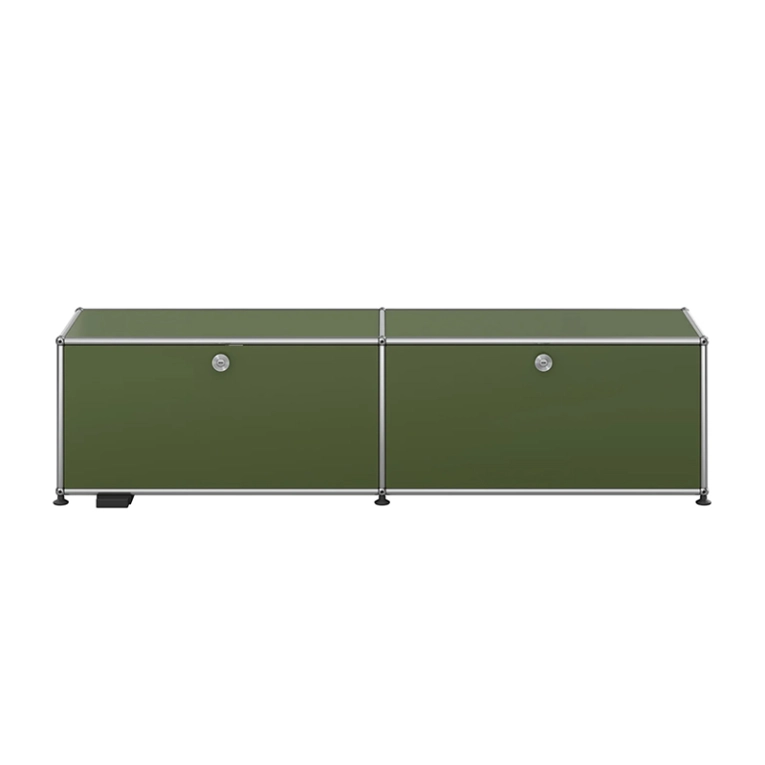 Meuble de rangement USM HALLER E M59 Vert olive USM HALLER