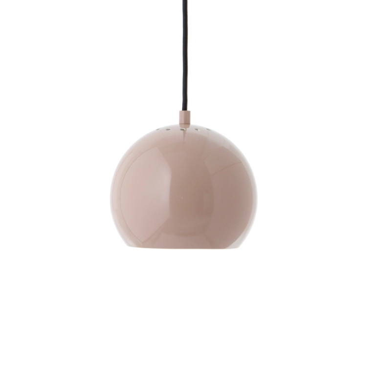 Suspension BALL Ø 18 Rose poudré brillant FRANDSEN