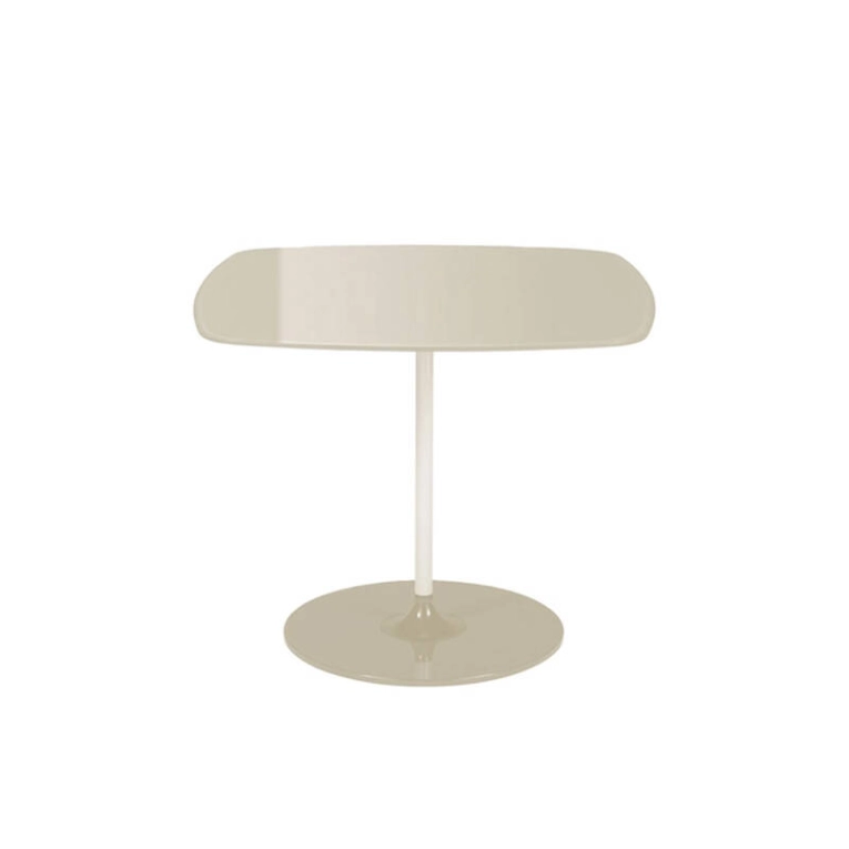 Table d'appoint guéridon THIERRY H 40 Blanc KARTELL
