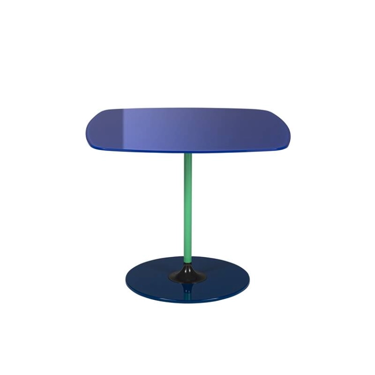 Table d'appoint guéridon THIERRY H 40 Bleu KARTELL