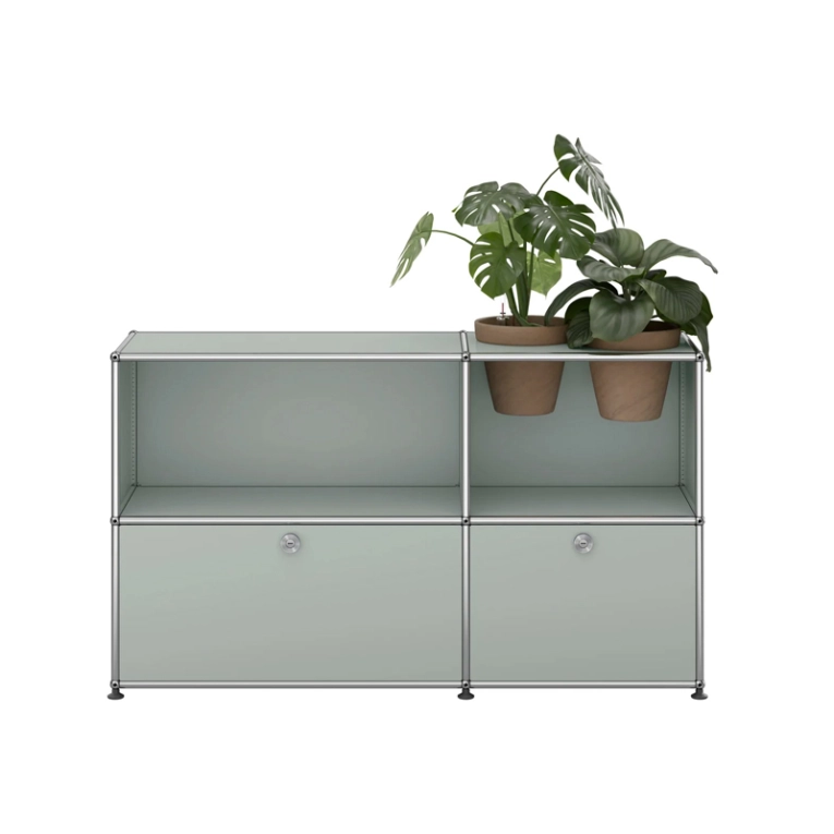 Meuble de rangement USM HALLER M57 Gris clair USM HALLER