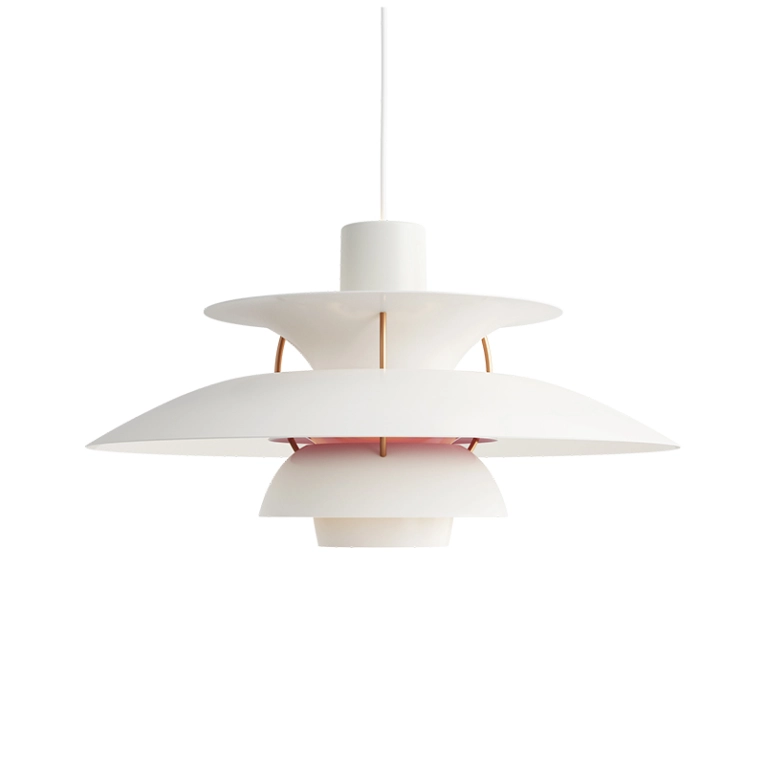 Suspension PH 5 Blanc moderne LOUIS POULSEN
