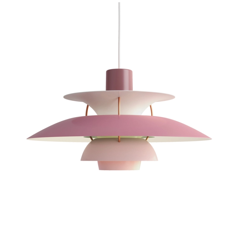 Suspension PH 5 Nuances de rose LOUIS POULSEN