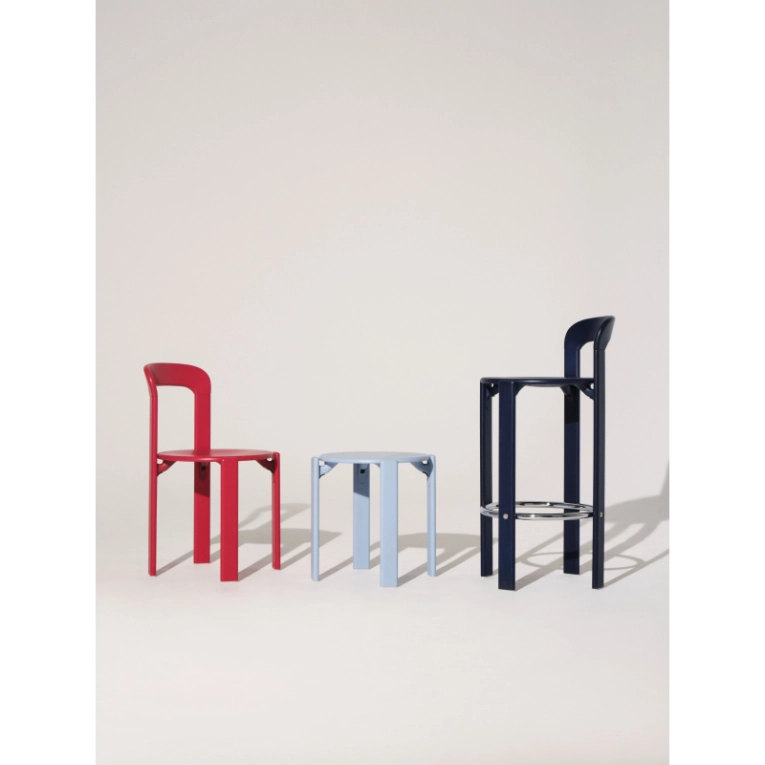 Tabouret haut REY H 75 Noir HAY