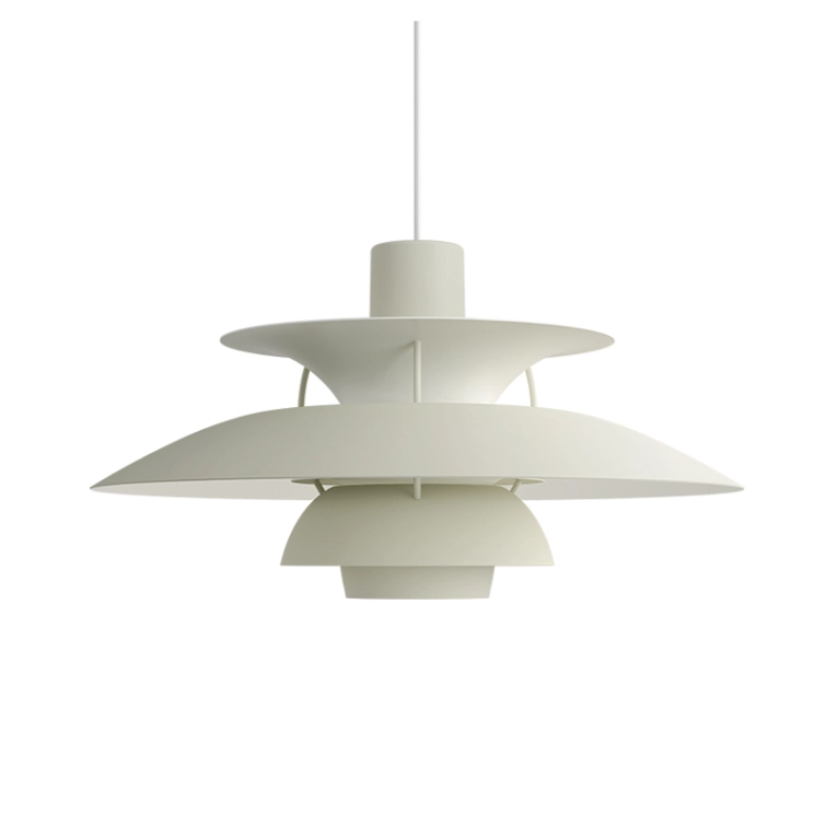 Suspension PH 5 Monochrome Pale Pewter LOUIS POULSEN