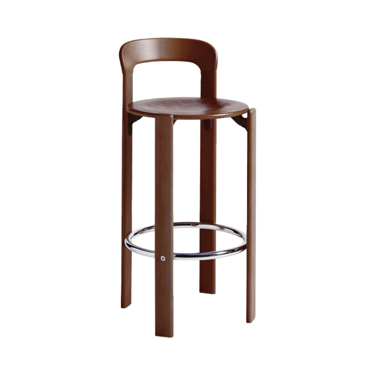 Tabouret haut REY H 75 Marron umber HAY