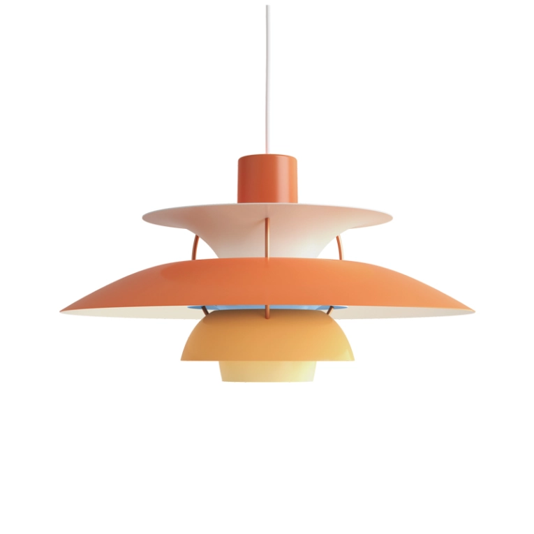 Suspension PH 5 Nuances de orange  LOUIS POULSEN
