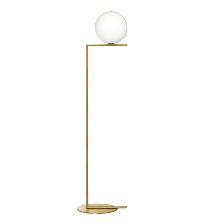 Lampadaire IC F2 Laiton FLOS