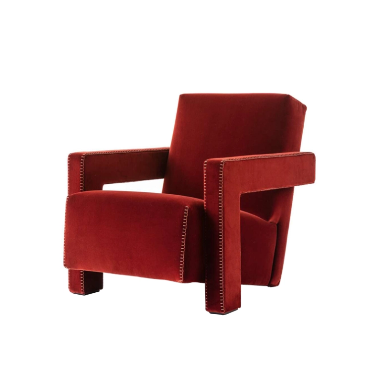Fauteuil 637 UTRECHT tissu Ortigia Cayenne CASSINA