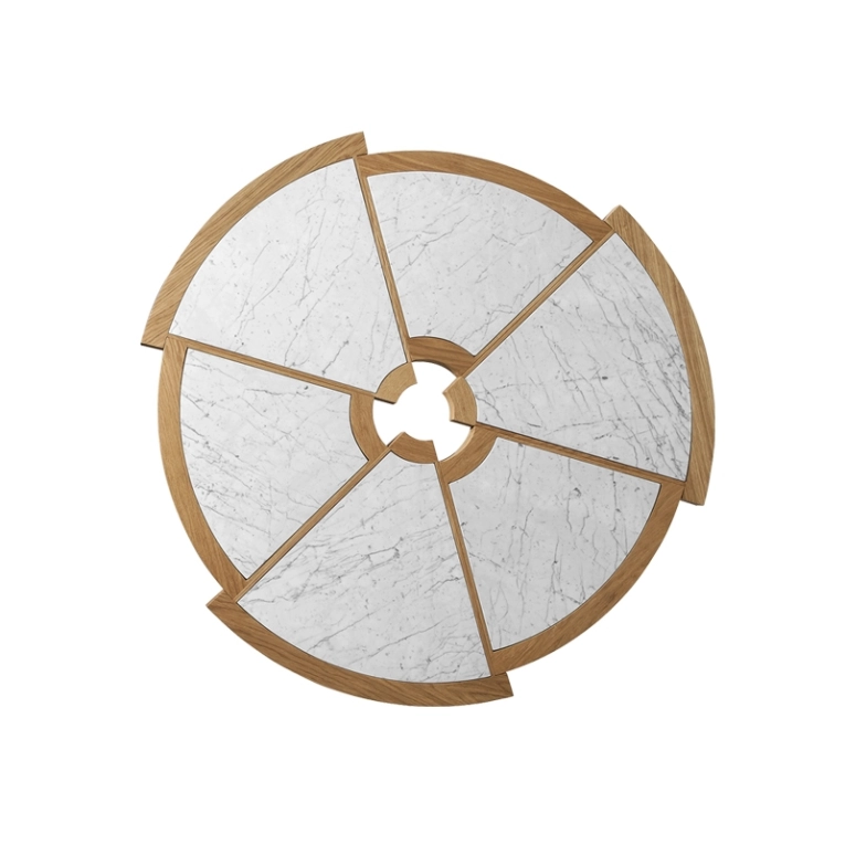 Table basse 529 RIO marbre Blanc CASSINA