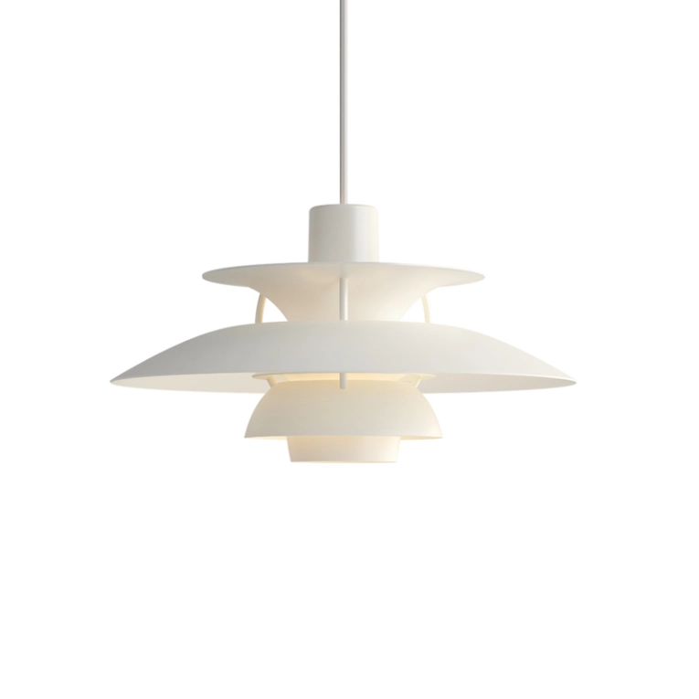 Suspension PH 5 MINI Monochrome blanc LOUIS POULSEN