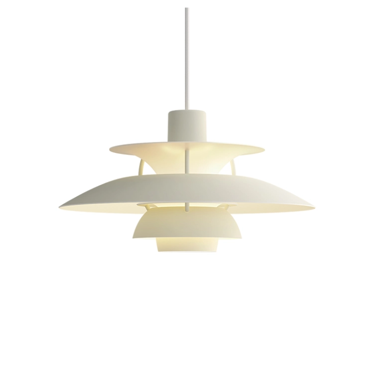 Suspension PH 5 MINI Monochrome Pale Pewter LOUIS POULSEN