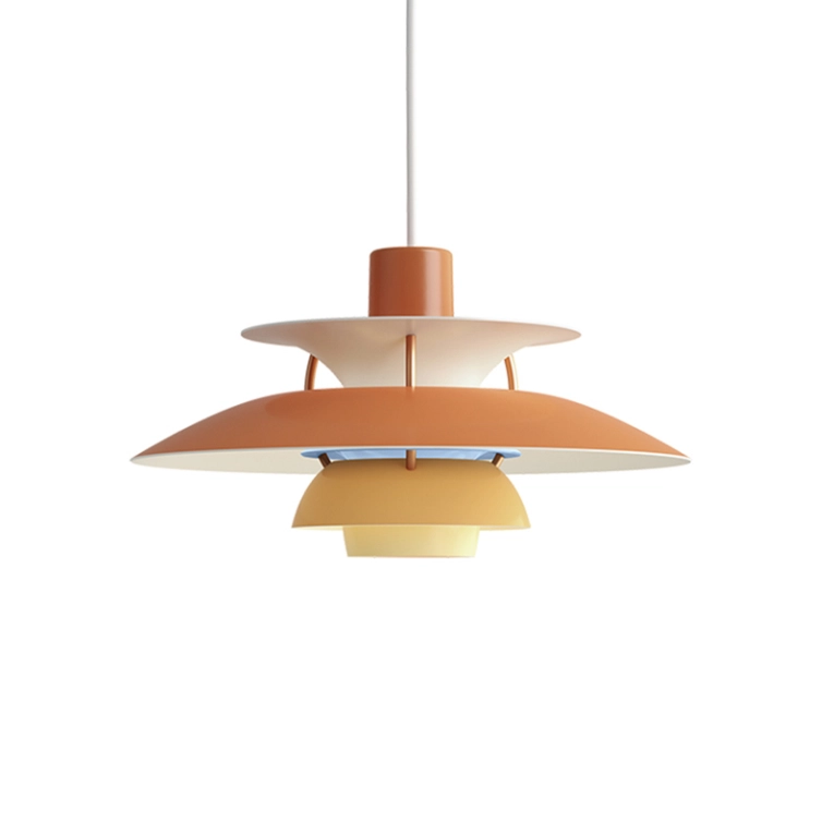 Suspension PH 5 MINI Nuances de orange  LOUIS POULSEN