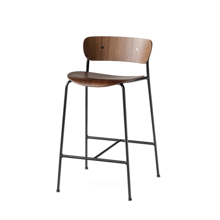 Tabouret haut PAVILION AV7 Noyer AND TRADITION