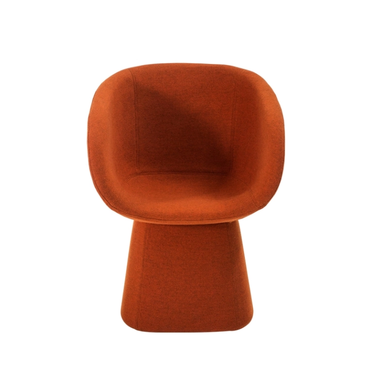 Fauteuil ARMADA CLUB Rouge orange 0608 MOROSO