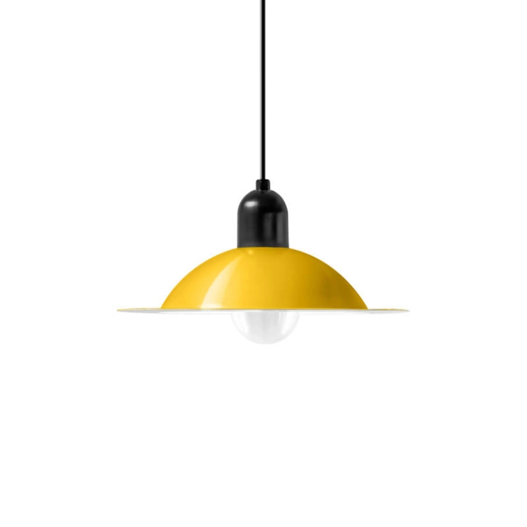 Suspension LAMPIATTA Jaune STILNOVO