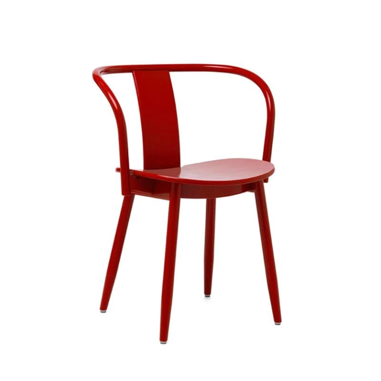 Chaise ICHA CHAIR Rouge MASSPRODUCTIONS