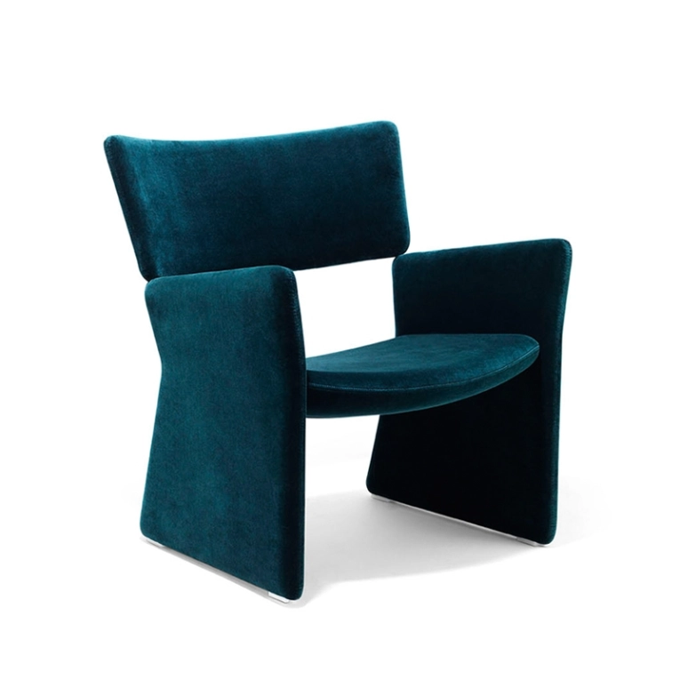 Fauteuil CROWN Ponza bleu 7027.23 MASSPRODUCTIONS