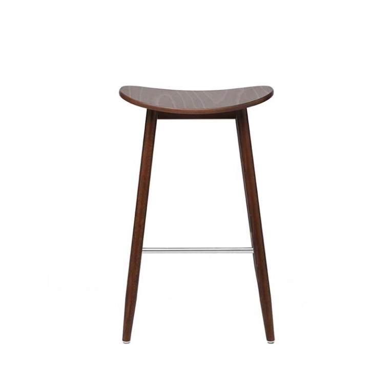 Tabouret haut ICHA BAR STOOL Noyer MASSPRODUCTIONS