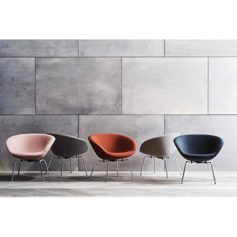 Fauteuil POT Tissu Gris foncé 4601 FRITZ HANSEN