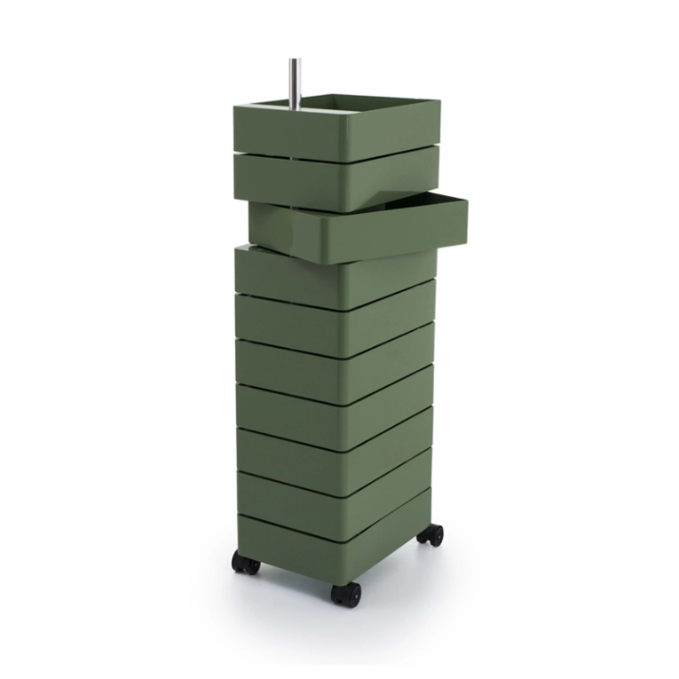 Meuble de rangement 360° 10 tiroirs Vert MAGIS