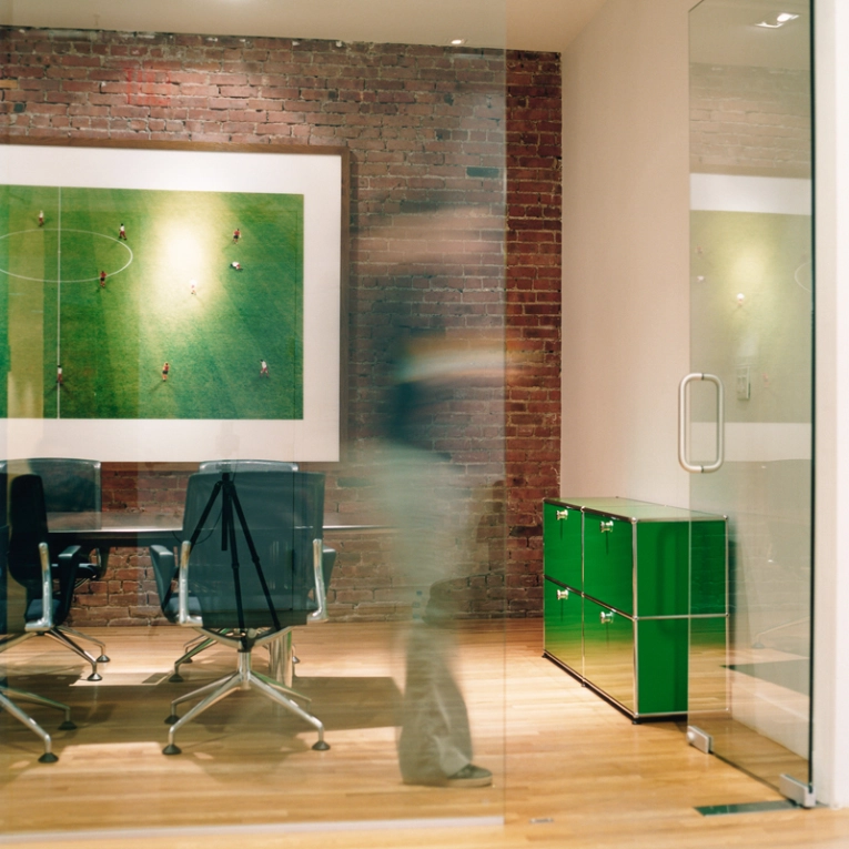 Meuble de rangement USM HALLER E2 Vert USM USM HALLER