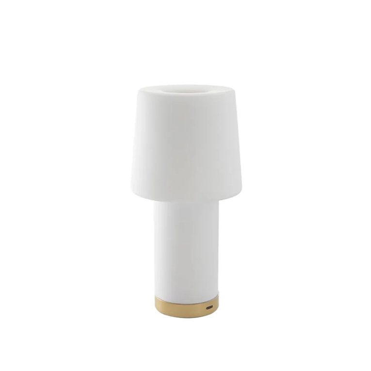 Lampe à poser CAMEO Blanc/ laiton FONTANA ARTE
