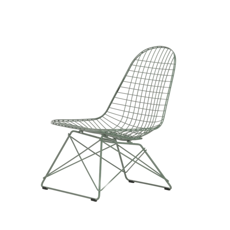Fauteuil EAMES WIRE CHAIR LKR Vert mousse Eames VITRA