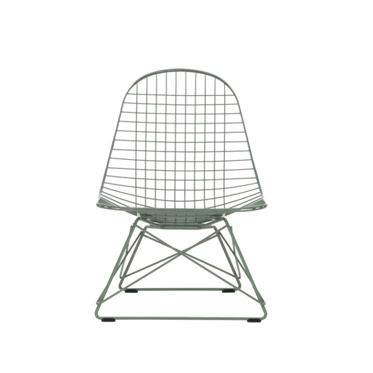 Fauteuil EAMES WIRE CHAIR LKR Vert mousse Eames VITRA