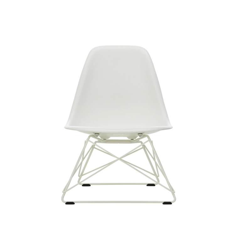 Fauteuil EAMES PLASTIC CHAIR LSR Blanc RE/ blanc finition époxy VITRA