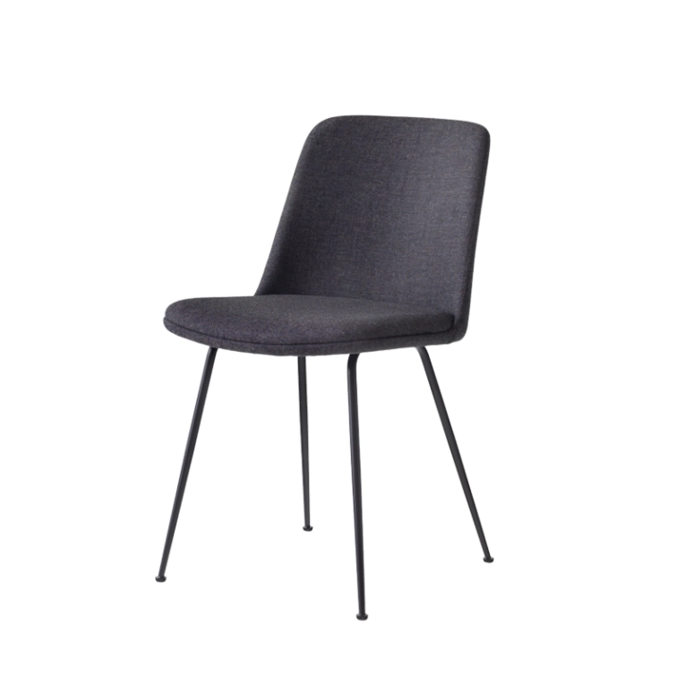 Chaise RELY HW9 Re-Wool 198/ noir AND TRADITION