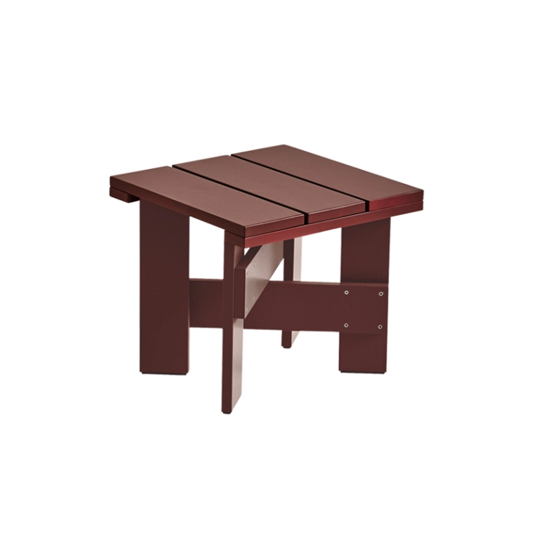 Table basse extérieur Table basse CRATE Rouge fer HAY