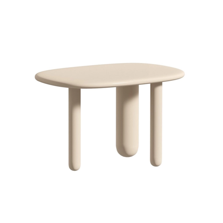 Table d'appoint guéridon TOTTORI L 64 Crème DRIADE