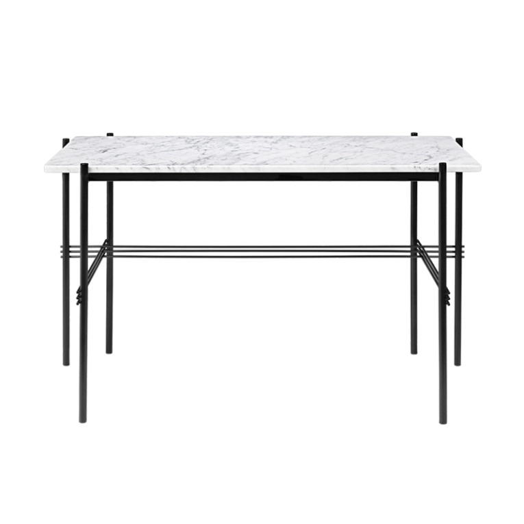 Bureau TS DESK Marbre Carrara blanc GUBI