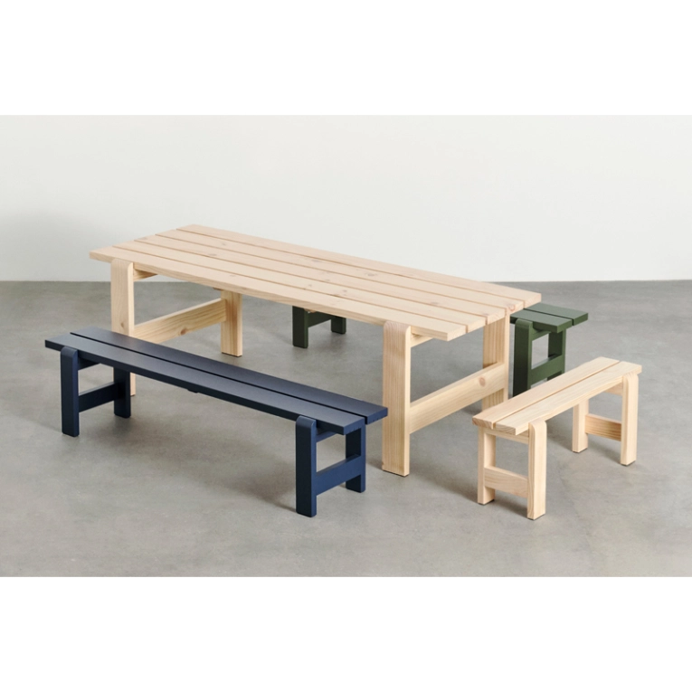 Banc extérieur Banc WEEKDAY L 190 Bleu acier HAY