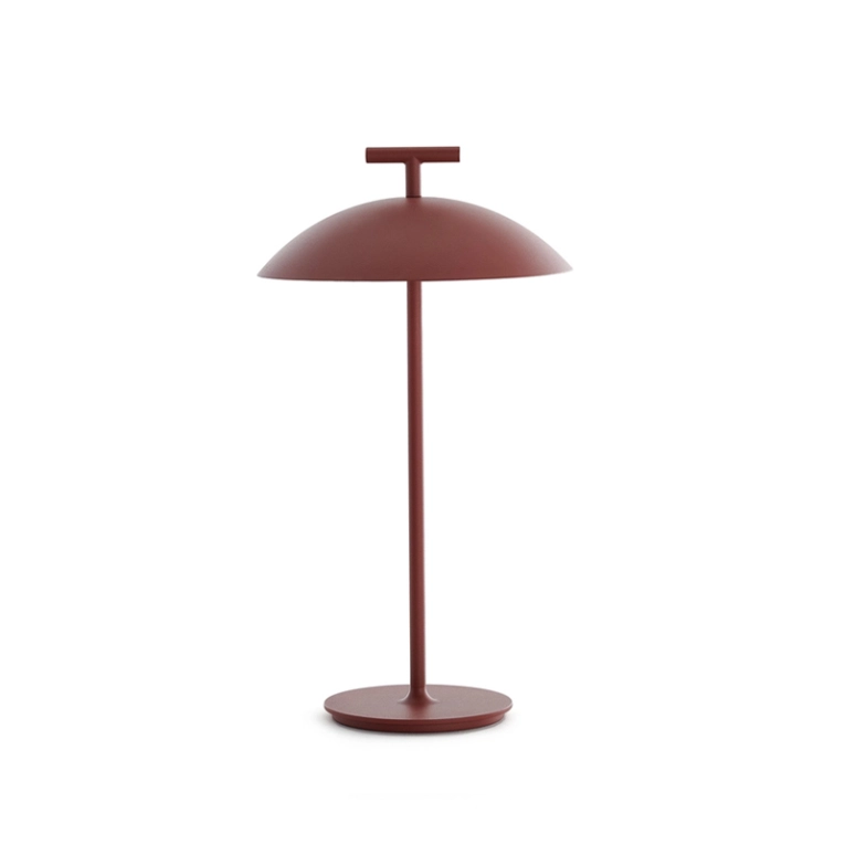 Lampe à poser MINI GEEN-A PORTABLE Rouge brique KARTELL