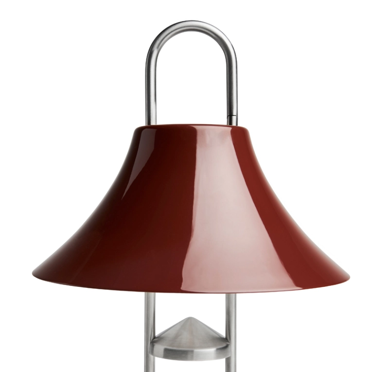 Lampe à poser MOUSQUETON Rouge fer HAY
