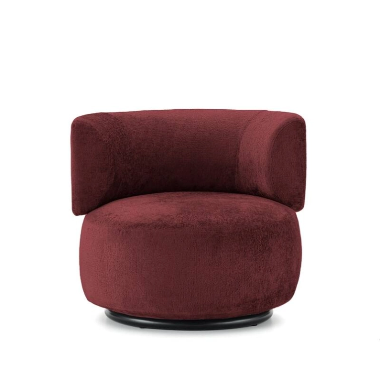 Fauteuil K-WAIT Chenille Chenille bordeaux KARTELL