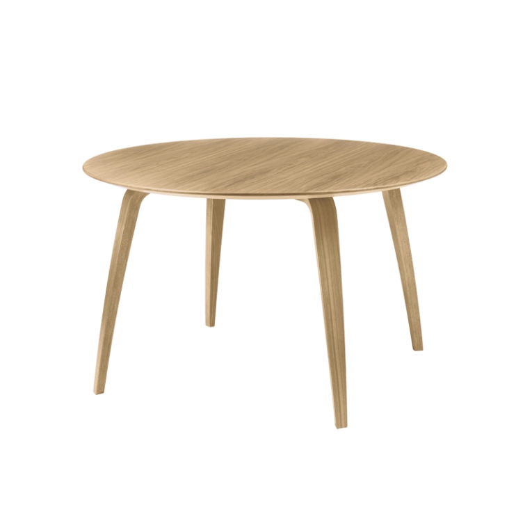Table GUBI DINING ROUND Chêne naturel GUBI