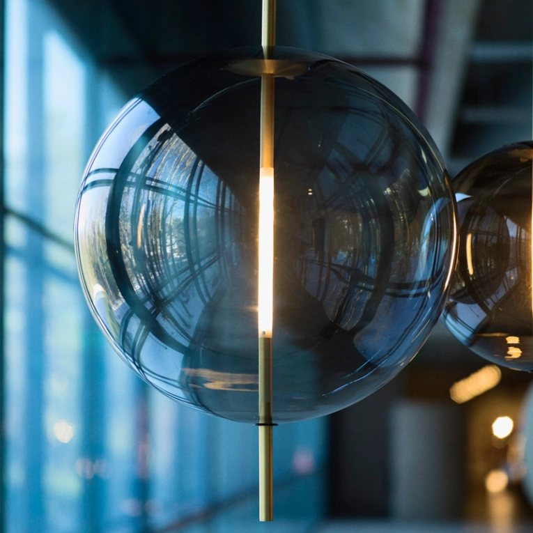 Suspension KANDINSKY 45 Gris/ laiton  PHOLC