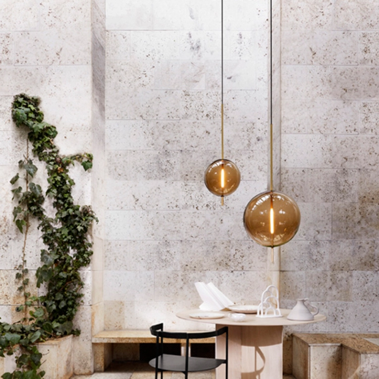 Suspension KANDINSKY 30 Marron/ laiton  PHOLC