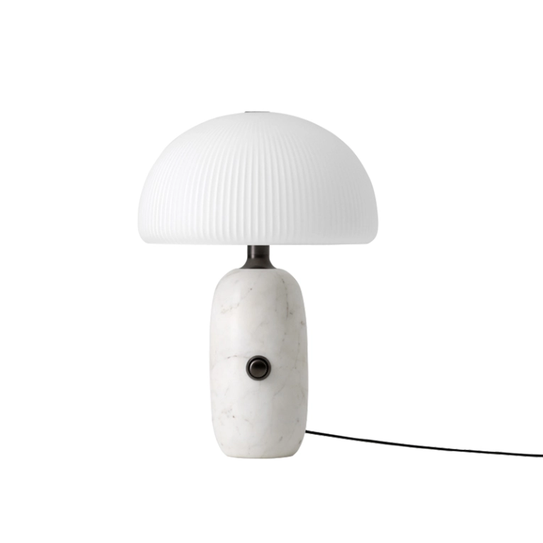 Lampe à poser SCULPTURE SMALL Marbre blanc VIPP