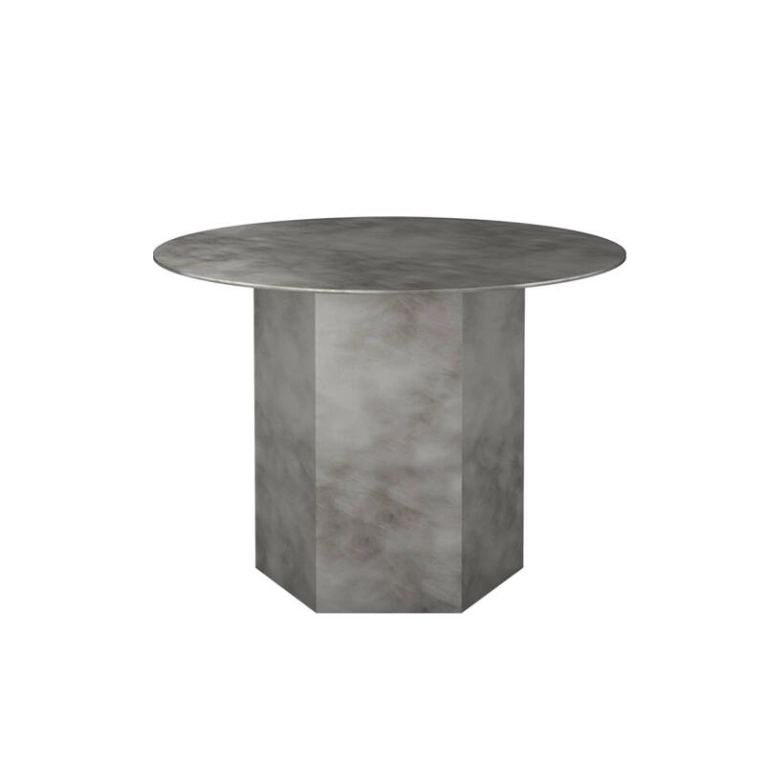 Table d'appoint guéridon EPIC STEEL Ø 60 Gris brumeux GUBI