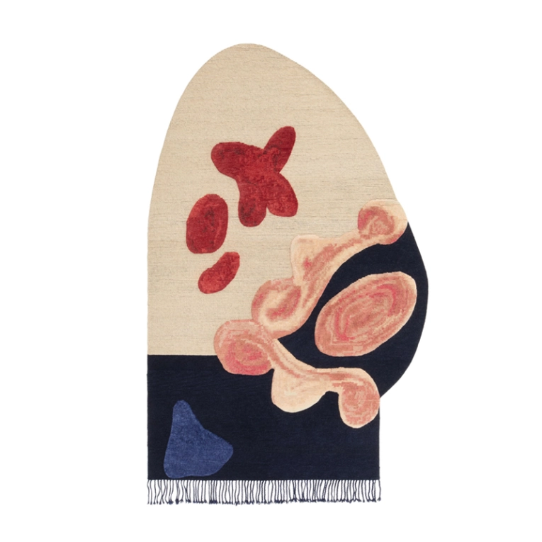 Tapis Tapis RUDE TIDDLY BITS Bleu foncé CC-TAPIS