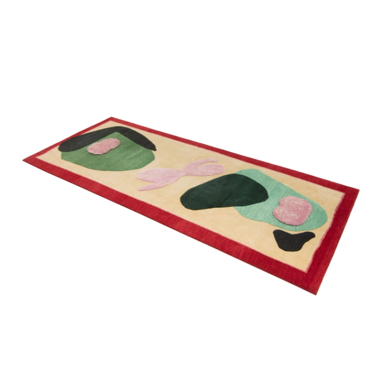 Tapis Tapis RUDE BITS AND BOBS Rouge CC-TAPIS