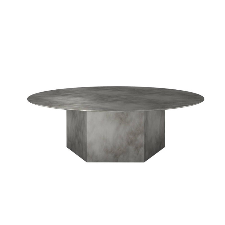 Table basse EPIC STEEL Ø 110 Gris brumeux GUBI