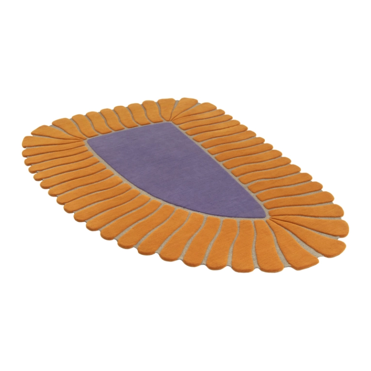 Tapis Tapis M'AMA NON M'AMA MEDIUM Orange/Violet CC-TAPIS