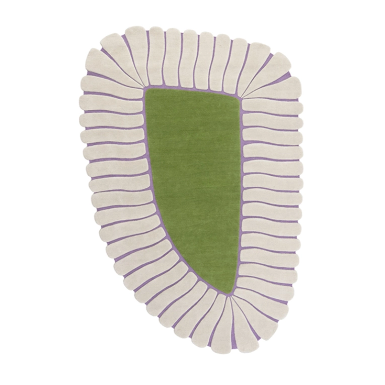 Tapis Tapis M'AMA NON M'AMA MEDIUM Perle/Olive CC-TAPIS