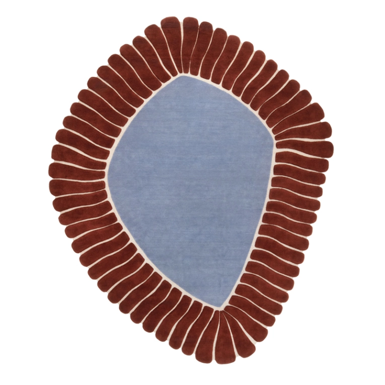 Tapis Tapis M'AMA NON M'AMA LARGE Moka/Lila CC-TAPIS