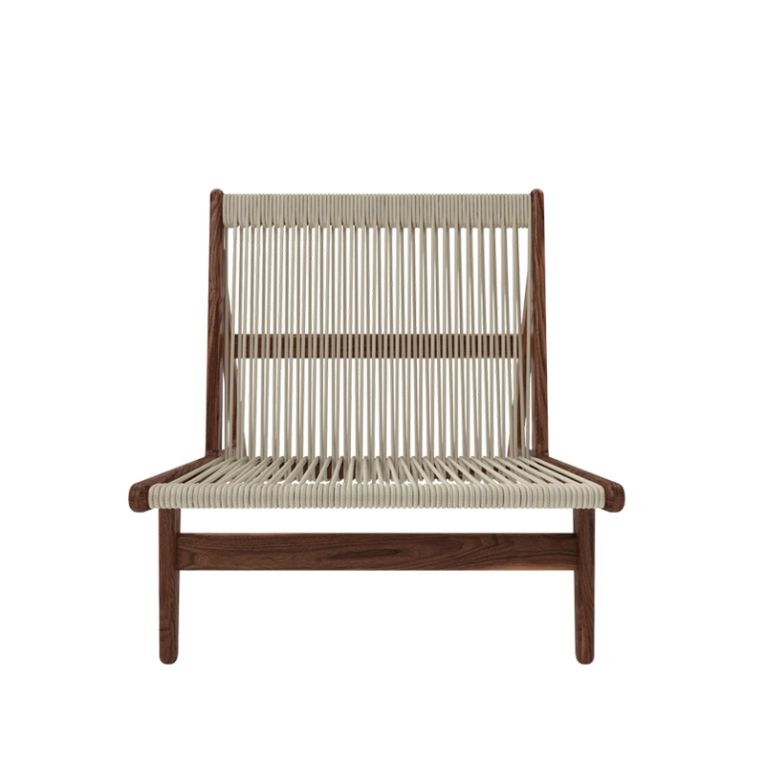 Fauteuil extérieur MR01 INITIAL Noyer GUBI